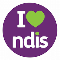 I Heart NDIS Logo